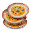 Tuscan Sun Blueberry Plates - Set of 4